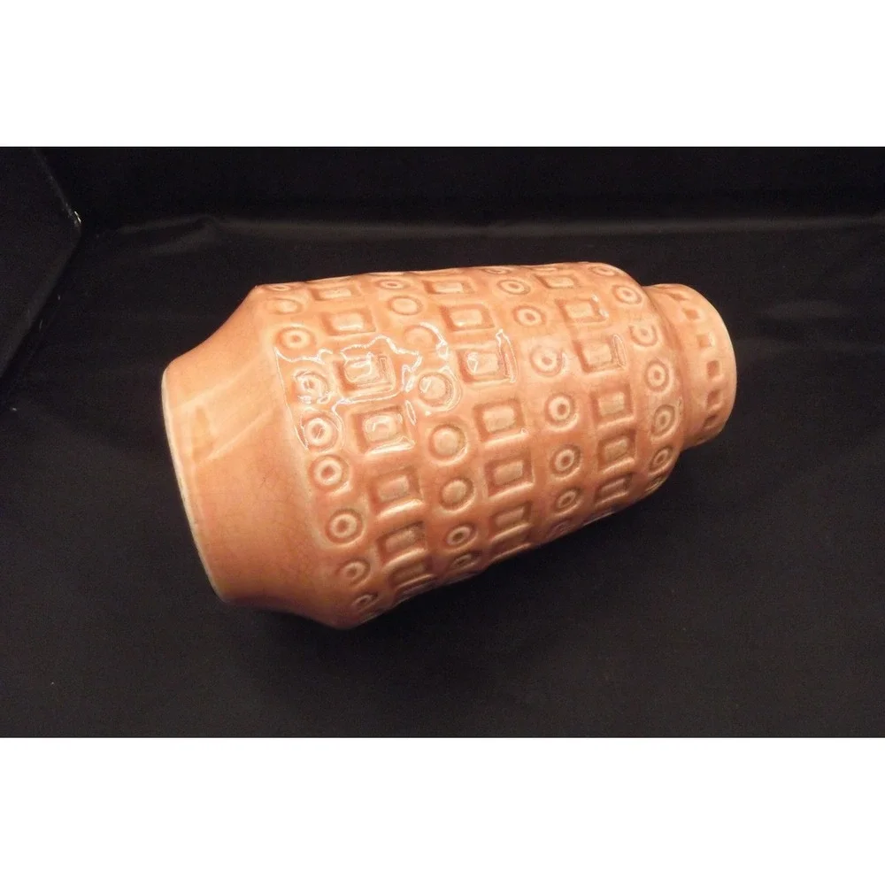 Jamie Young Ceramic Vase Set Textured Pattern Handcrafted Rustic Decor Markings - Picture 13 of 14